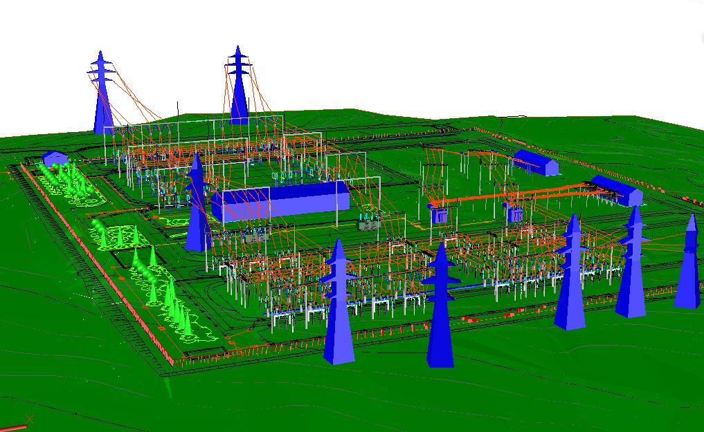 Линия строительства. Подстанции 110 кв 3д. Model Studio CS подстанция 220 кв. Главная понизительная подстанция 110/35/10 кв 3d модель. Подстанция 220 110 35.