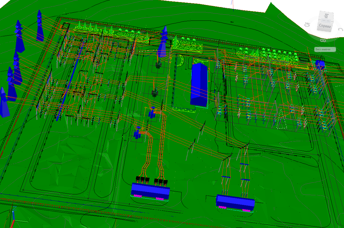 Генеральный план подстанции